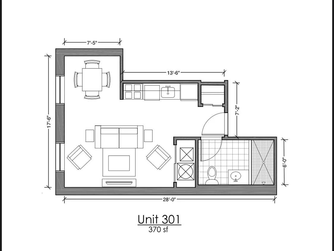Studio, 370 sqft, $1,500 — Photo 3