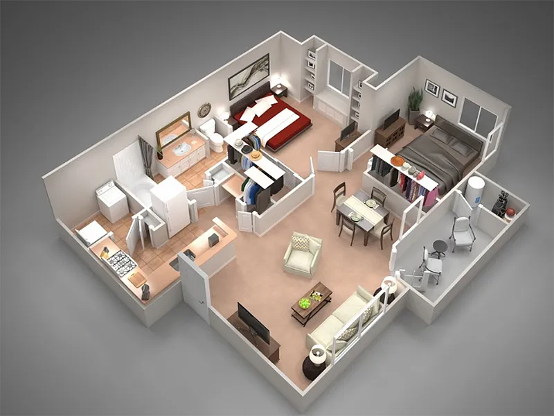 Floor plan B1