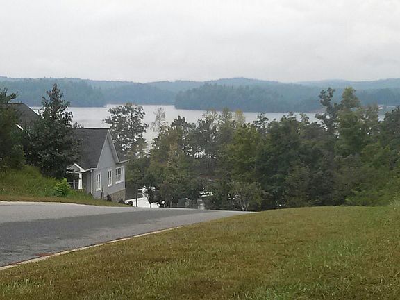 Cloudy view from corner lot