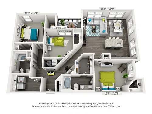 Floor plan The Cumberland