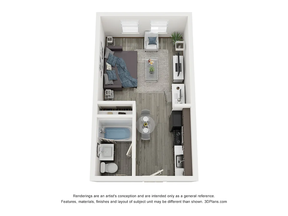 Floor plan Studio