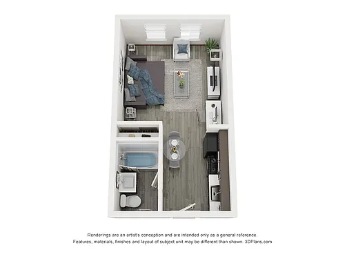 Floor plan Studio