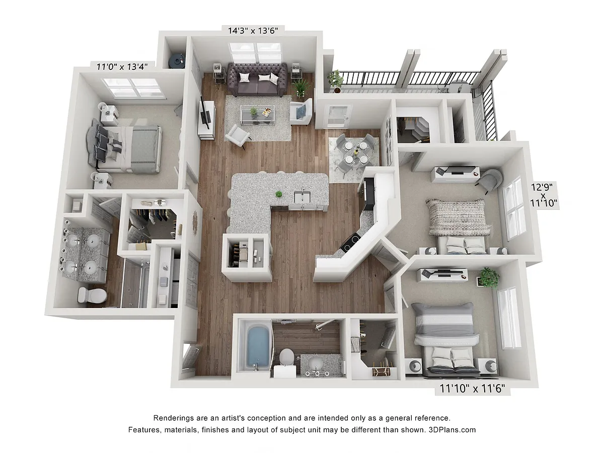 Floor plan C1