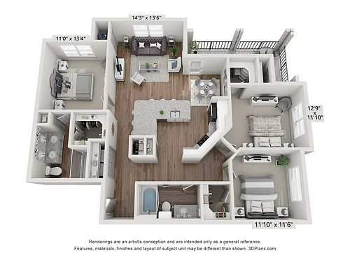 Floor plan C1