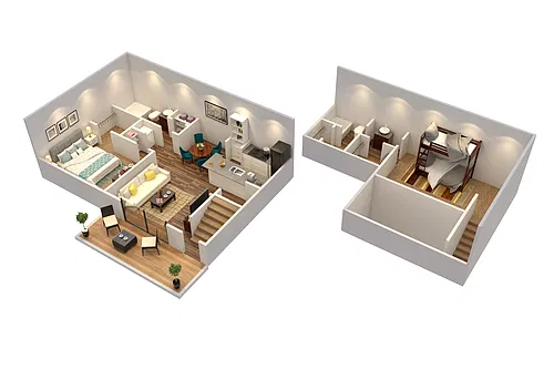 Floor plan The Lions Paw