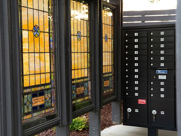 This transformation from vacated church to apartment homes has ensured a continued life for this neighborhood cornerstone.