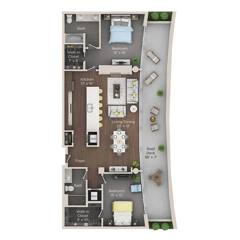 Floor plan C8