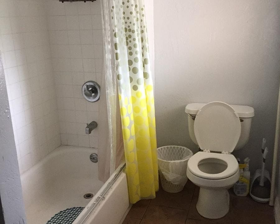 One Bathroom not yet remodeled.