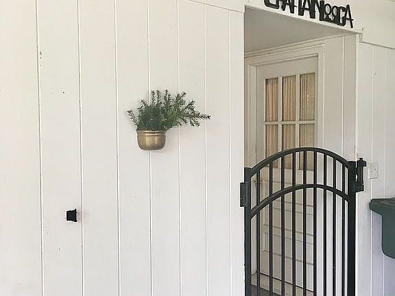 Gated Entrance from Carport