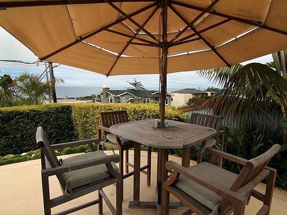 View to ocean from deck