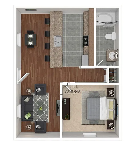 Floor plan Castilian 1x1