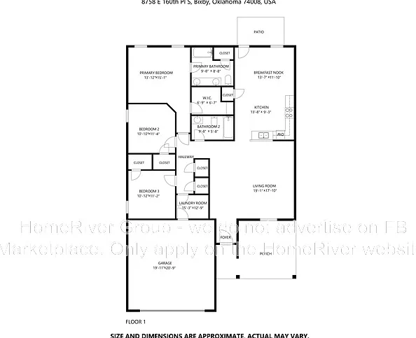 3 bed, 2.0 bath, 1482 sqft, $1,700 — Photo 2
