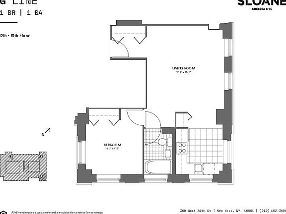 2nd image of 360 W 34th St APT 12G