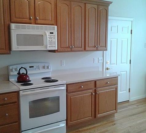 The kitchen is bright and c...