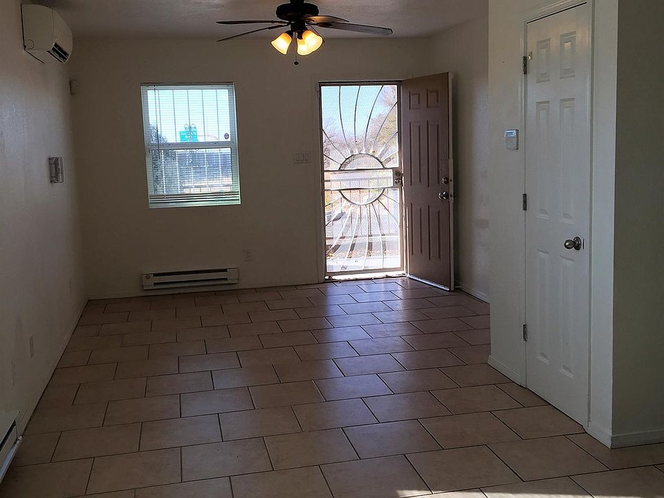 View of living room from the kitchen.