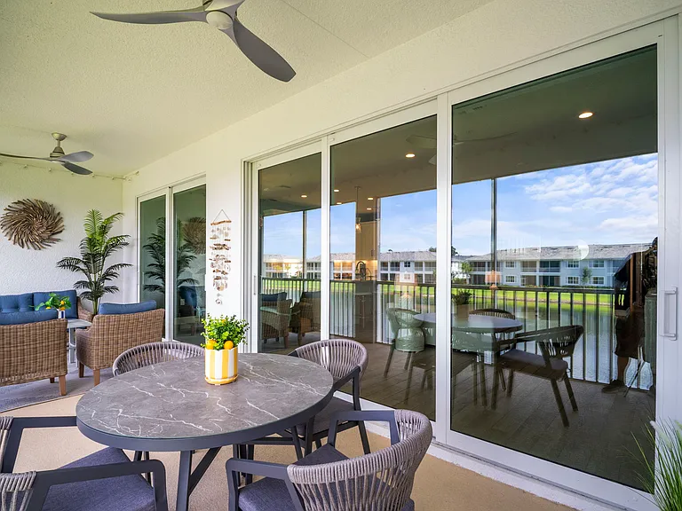 Screened in patio