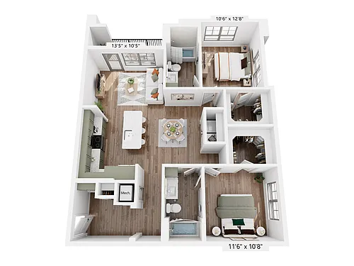 Floor plan B2