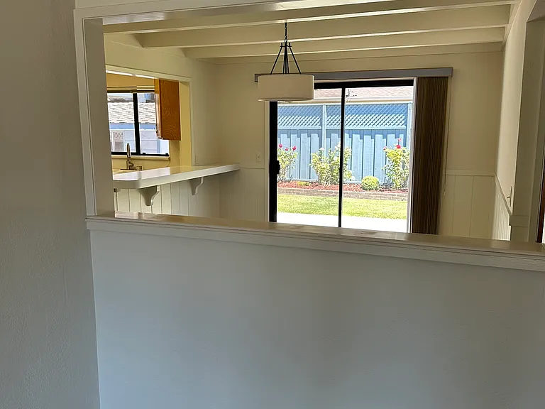 Looking into the Dining Area from Living Room