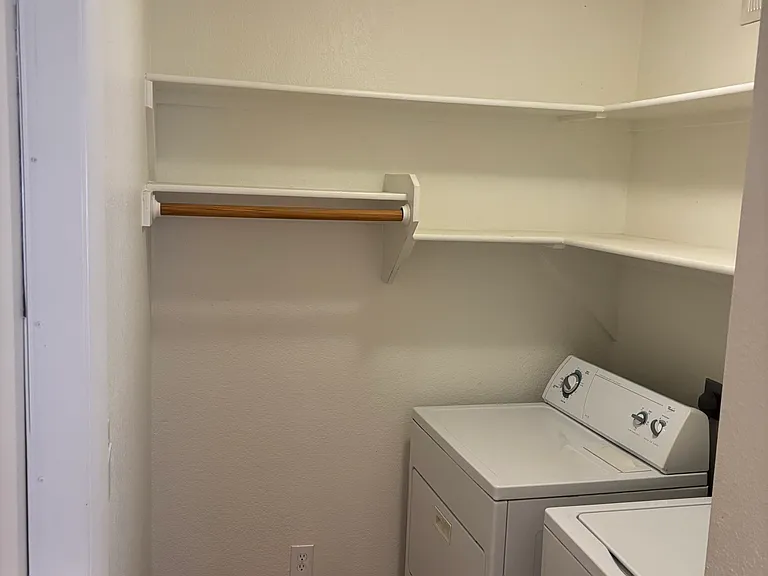 Laundry right off the kitchen