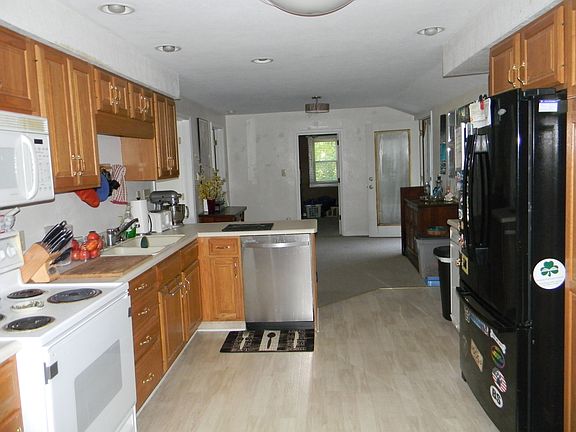 Kitchen view from sunroom