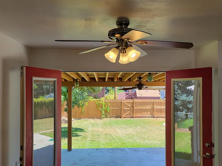 Eat in Kitchen with French doors to covered patio