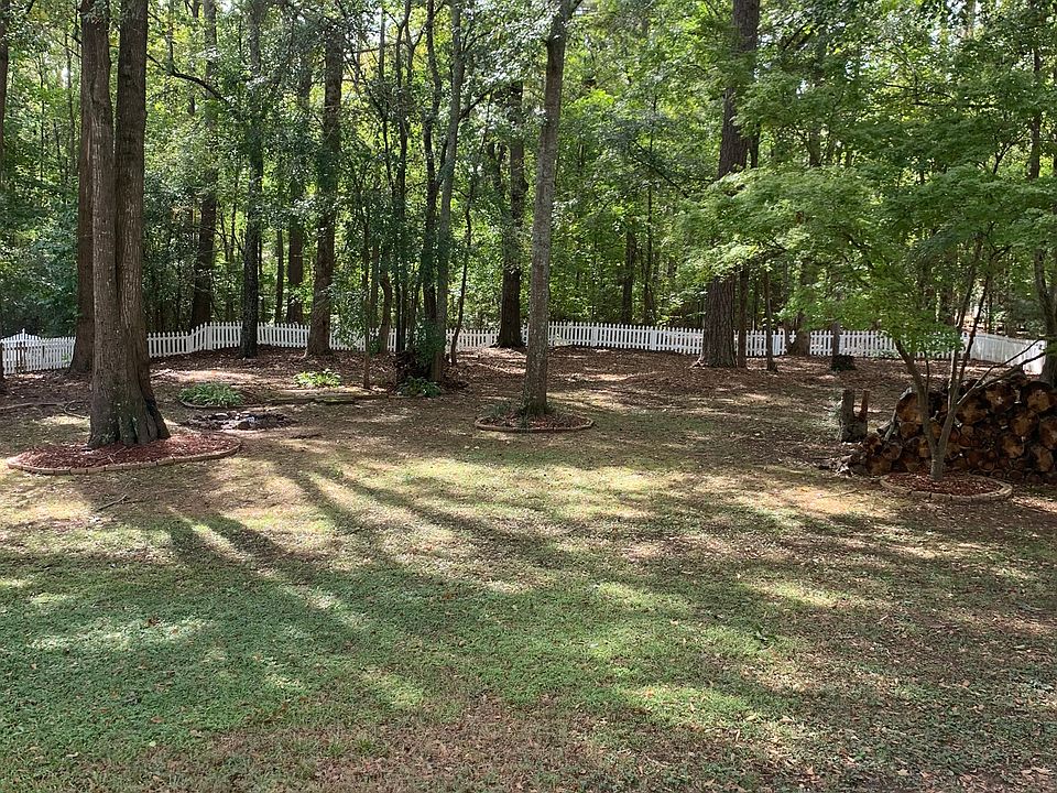 Back yard off of tiered deck