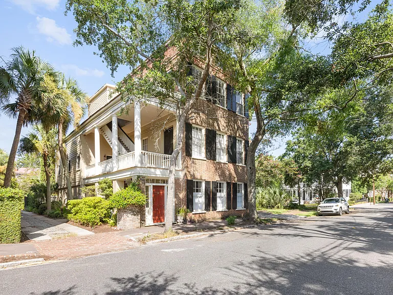 Front of the building from street view.