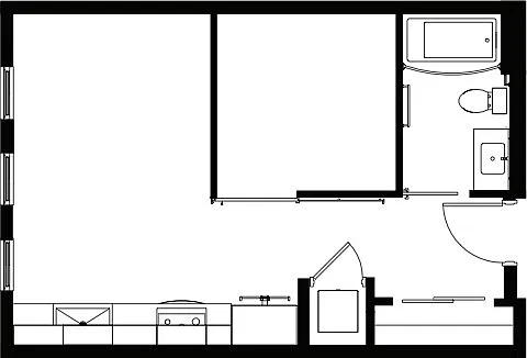 Floor plan Urban 1x1G