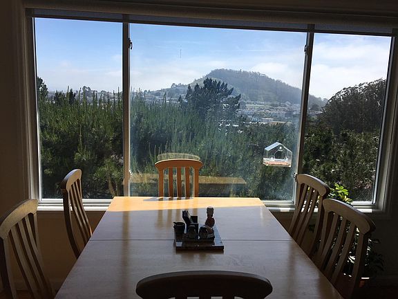 View of Mt Davidson from Dining Room