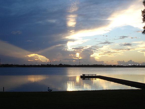 Sunset over Lake Fairview