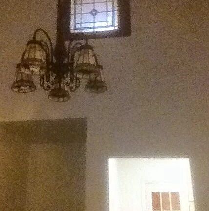 Vaulted foyer stained glass 