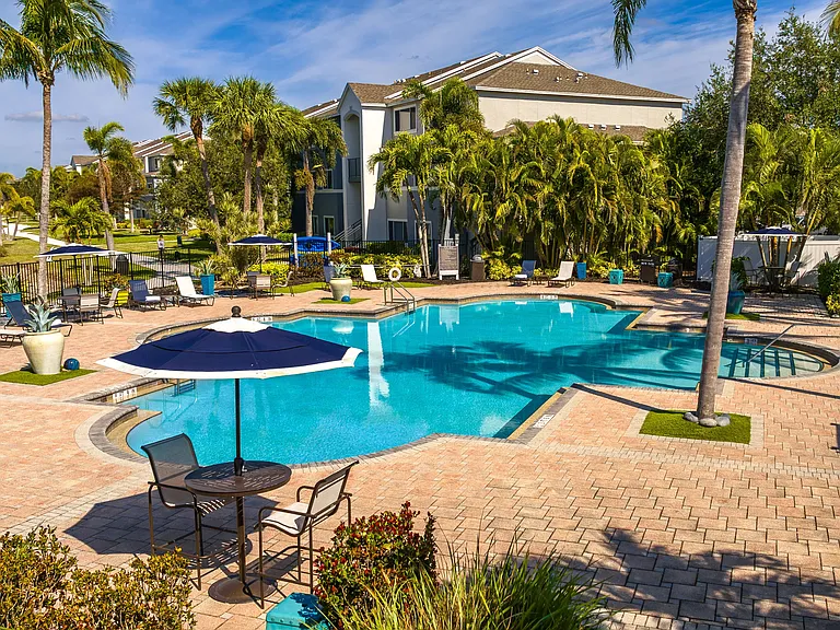 Enjoy a refreshing swim or soak up the sun on our spacious sundeck, surrounded by lush tropical landscaping.