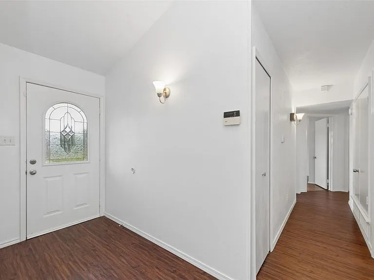 Front entrance and hallway