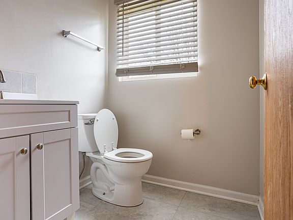 Half bathroom on first floor