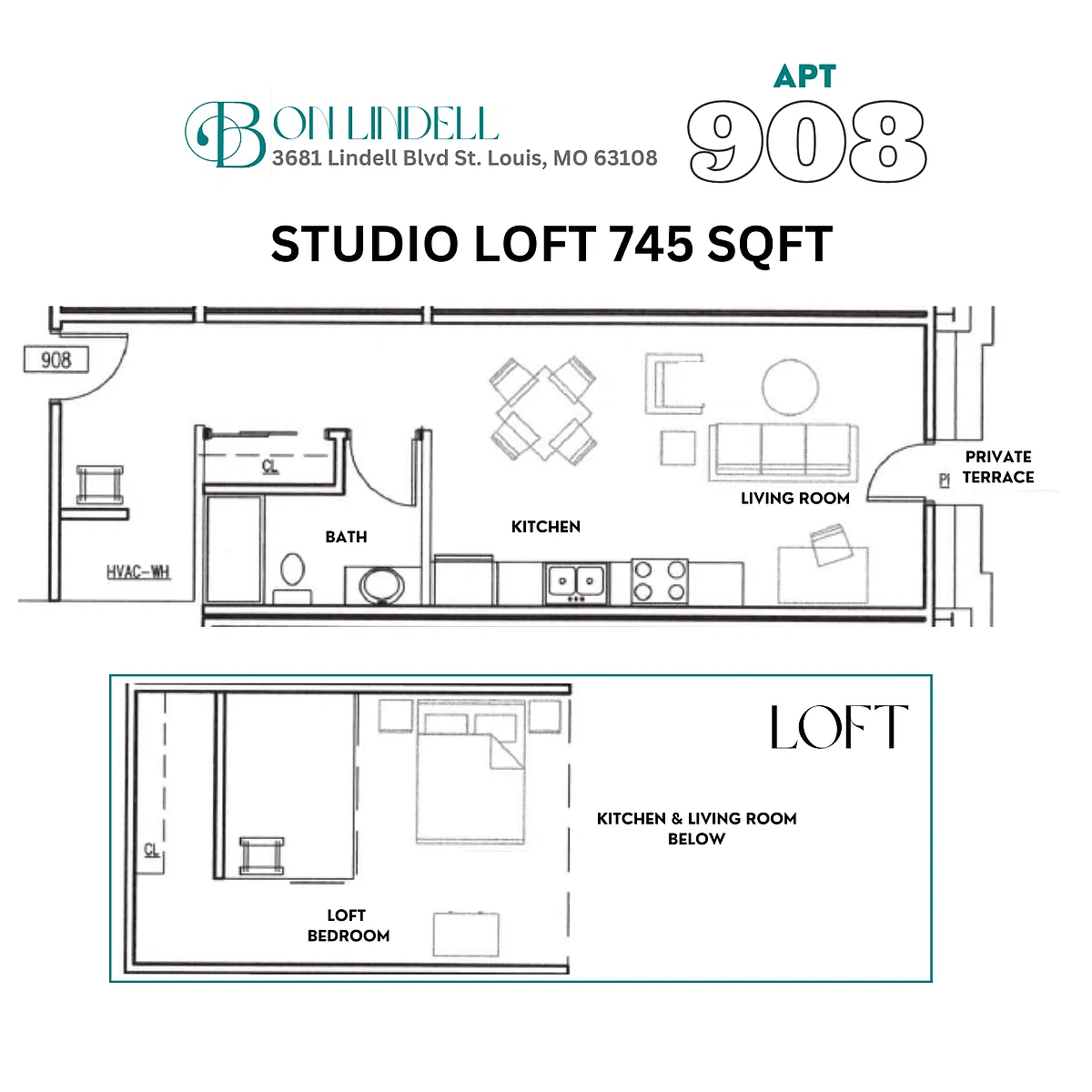 Floor plan 908
