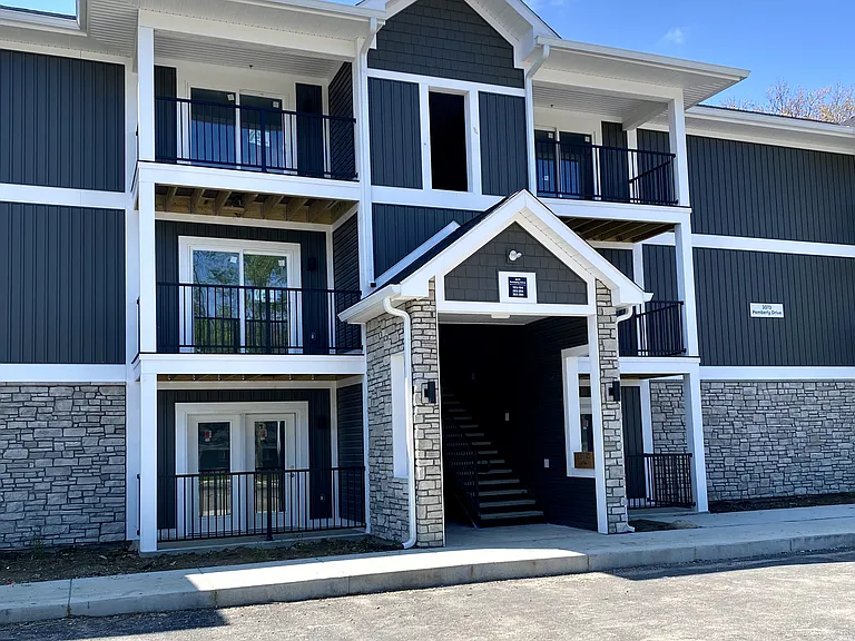 Exterior of Apartment Building