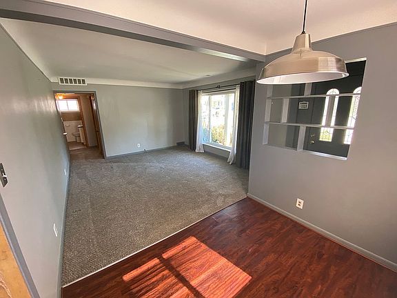 Open living room dining room