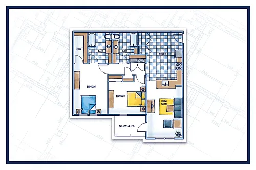 Floor plan 2 Bedroom