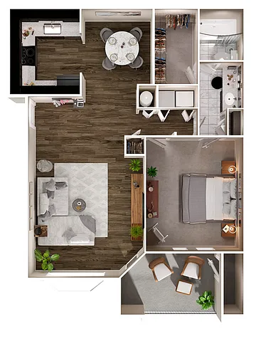 Floor plan Carnegie Phase I