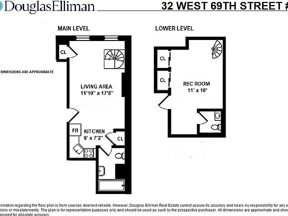 2nd image of 32 W 69th St APT A