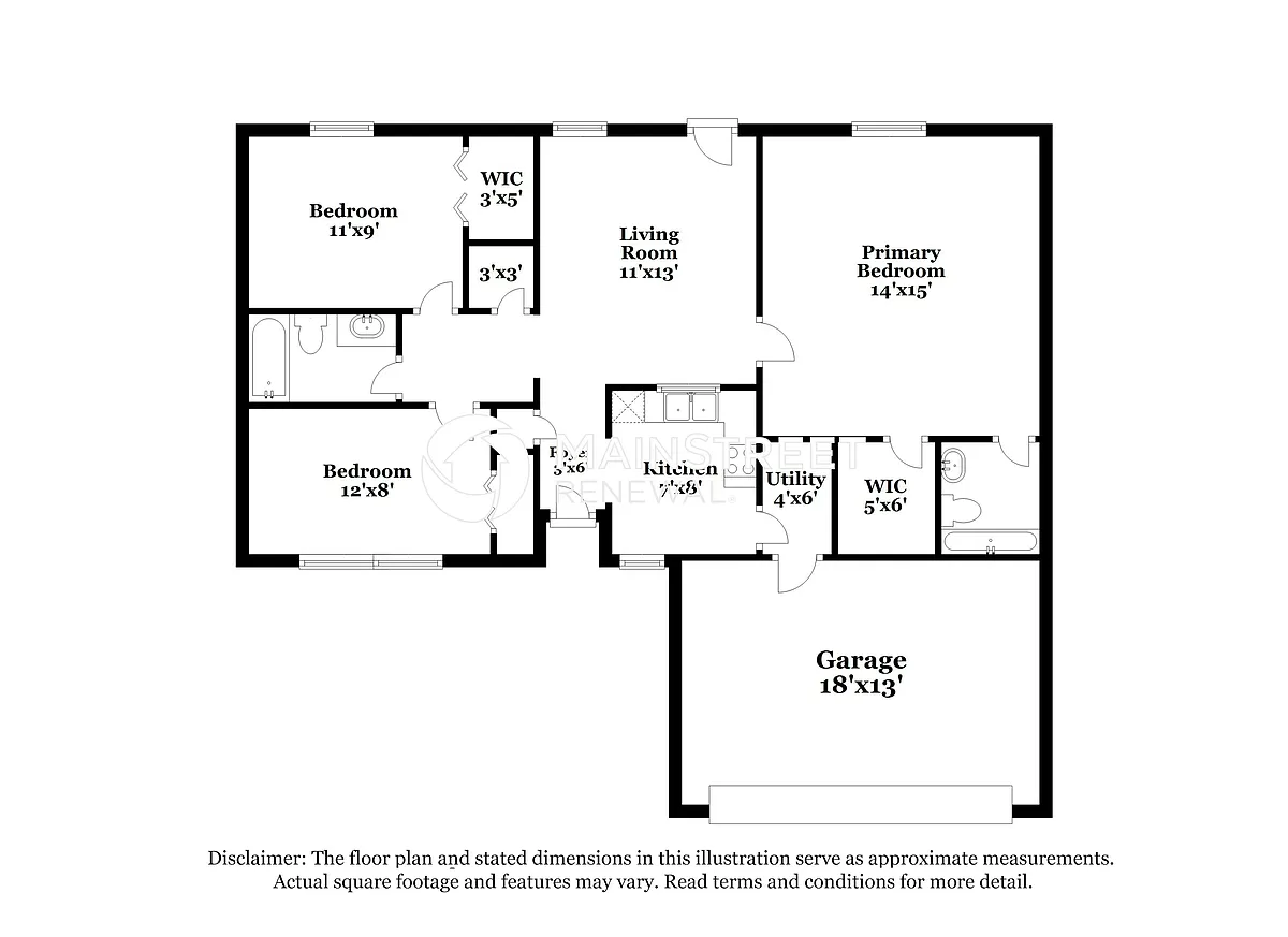 Floor Plan - 9611 Combs Ln