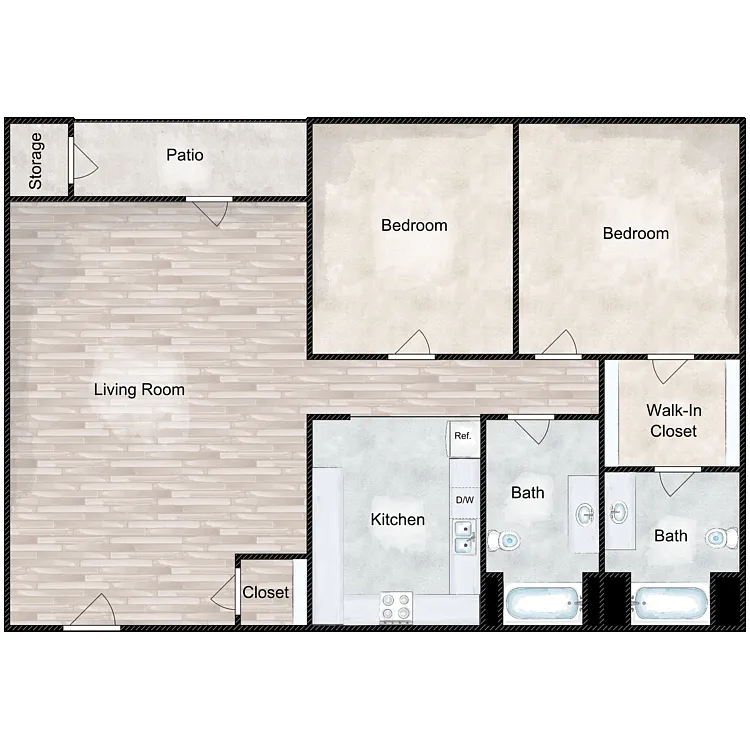 Floor plan The Murray