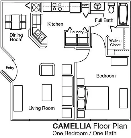 Floor plan 1X1