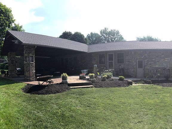 backyard view of patio