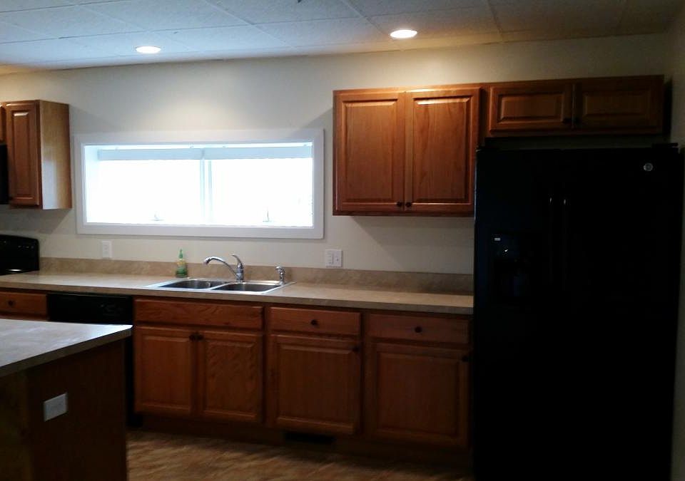 Spacious brand new kitchen