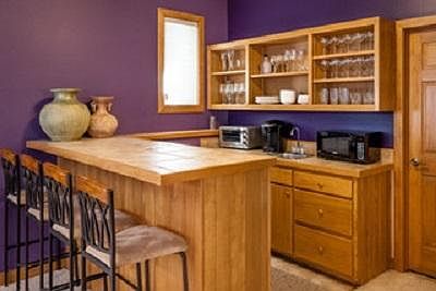 kitchenette area