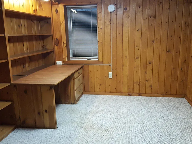 Den/office in basement