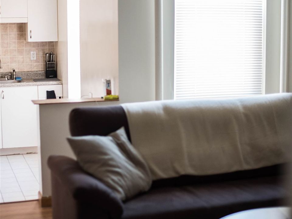 Den into Kitchen, open concept, present color scheme