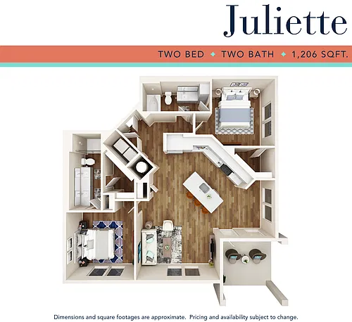 Floor plan Juliette