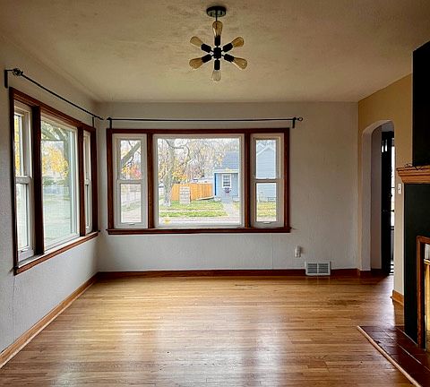 Big windows in the living room for excellent natural light.
